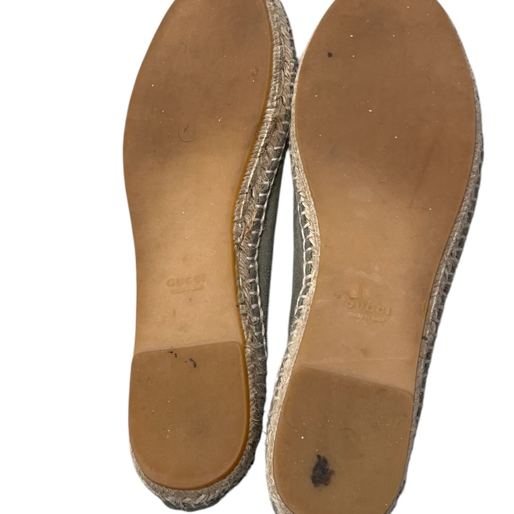 Gucci Suede Espadrille ballet Flats 39 9 - Picture 3 of 5